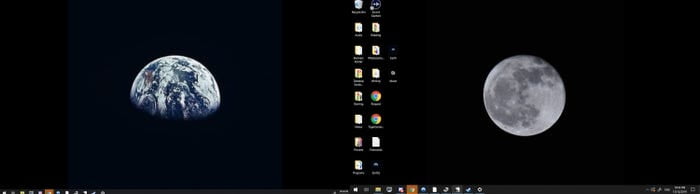 How to set different wallpapers on dual monitors in windows 7,8 and 10