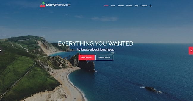 Cherry Framework Free WordPress Theme