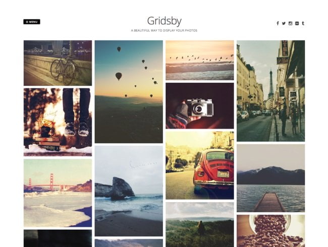 gridsby WordPress theme