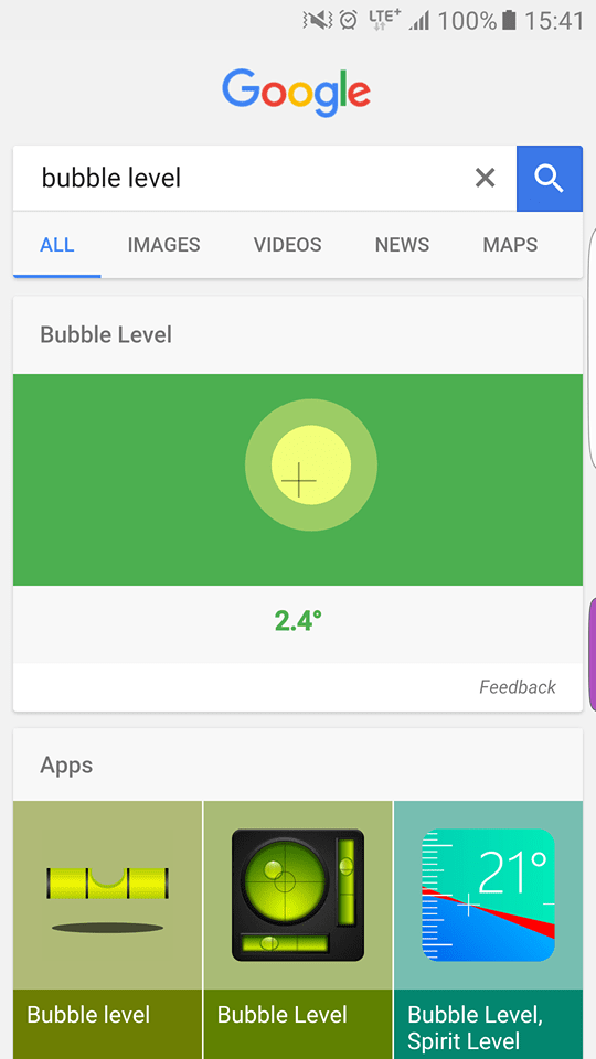 Bubble level
