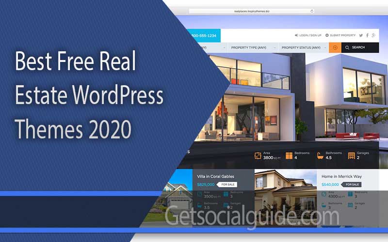 Best Free Real Estate WordPress Themes 2020 - getsocialguide