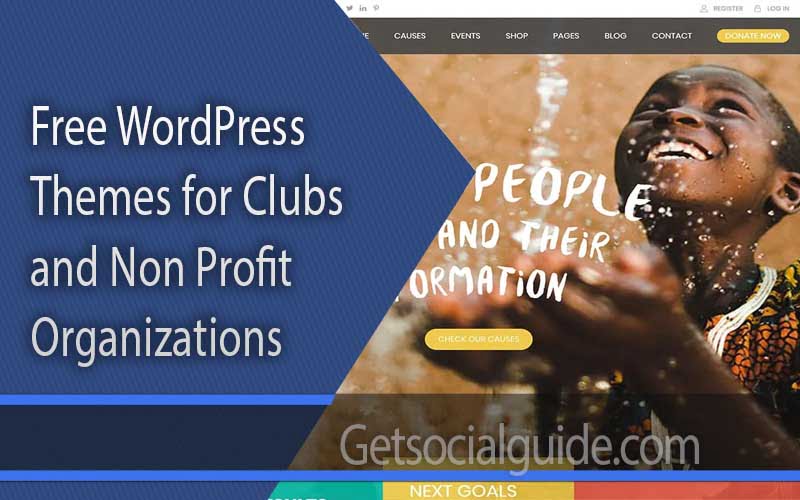 Free WordPress Themes for Clubs and Non Profit Organizations - getsocialguide