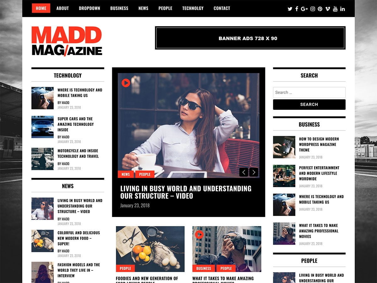 Free Magazine WordPress Themes & Templates 2020