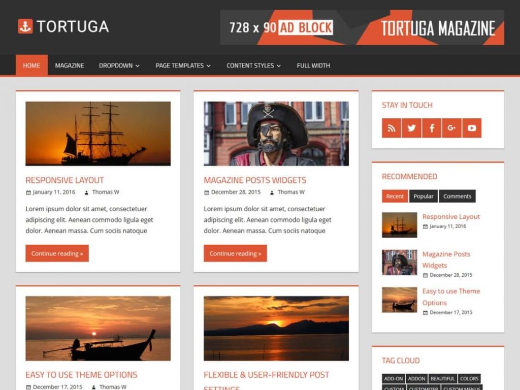 Free Magazine WordPress Themes & Templates 2020