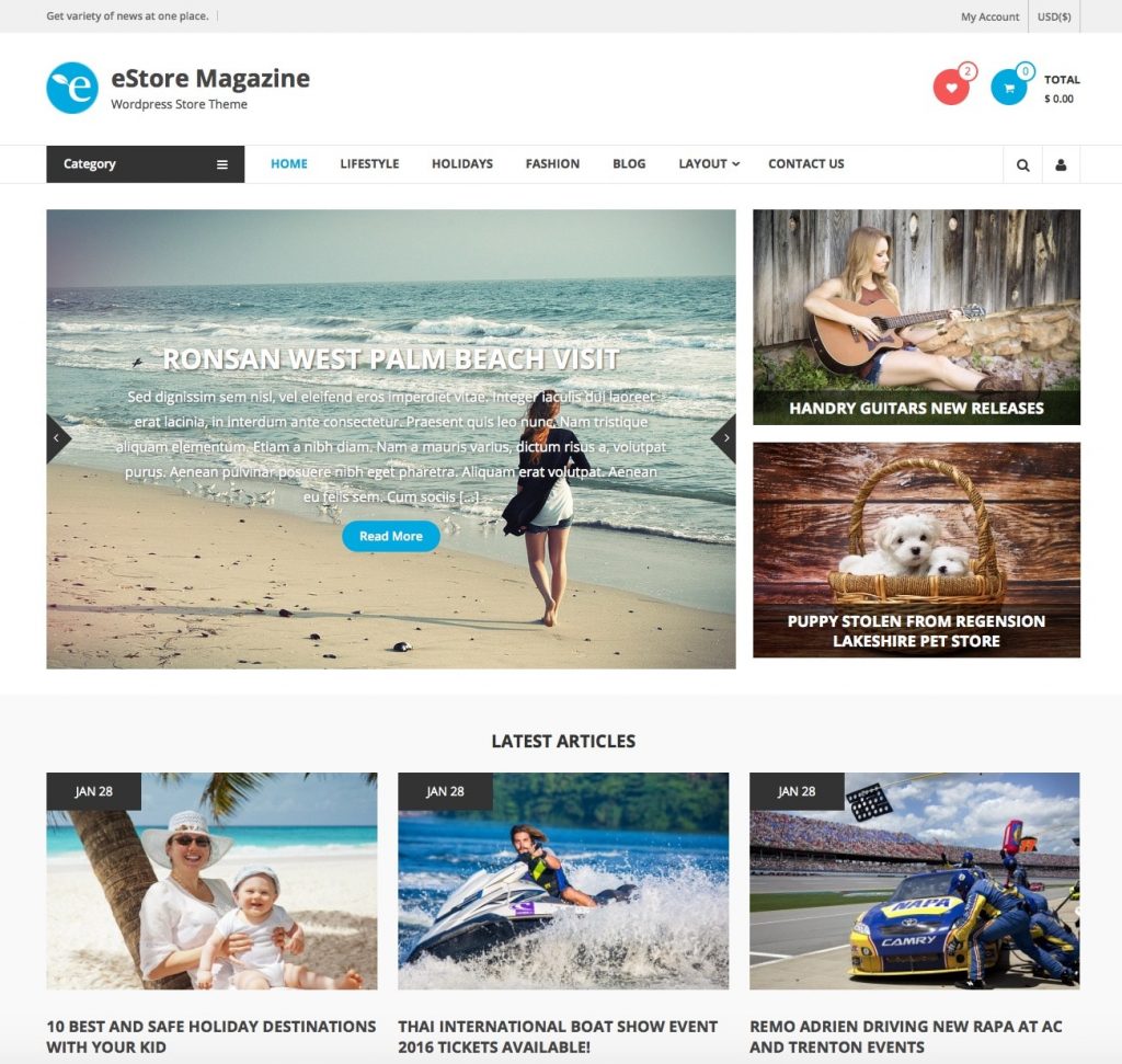 Free Magazine WordPress Themes & Templates 2020