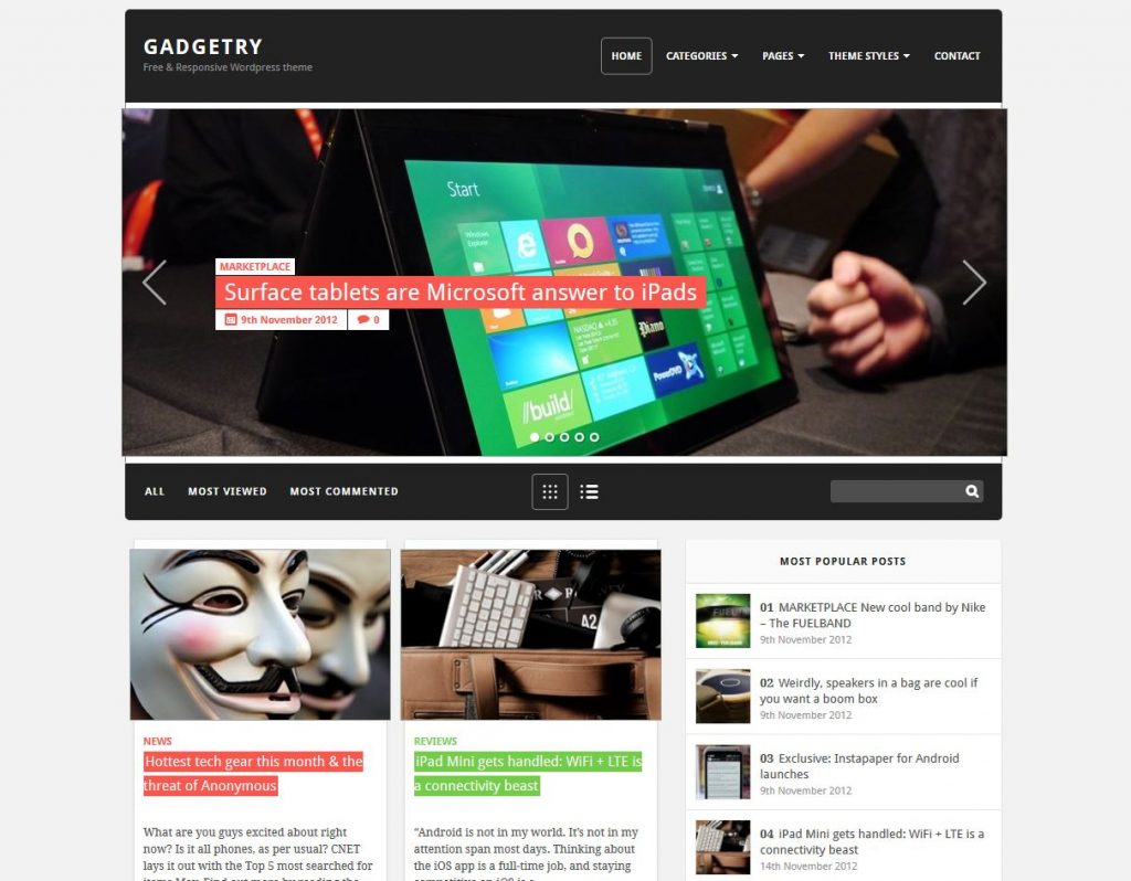 Free Magazine WordPress Themes & Templates 2020