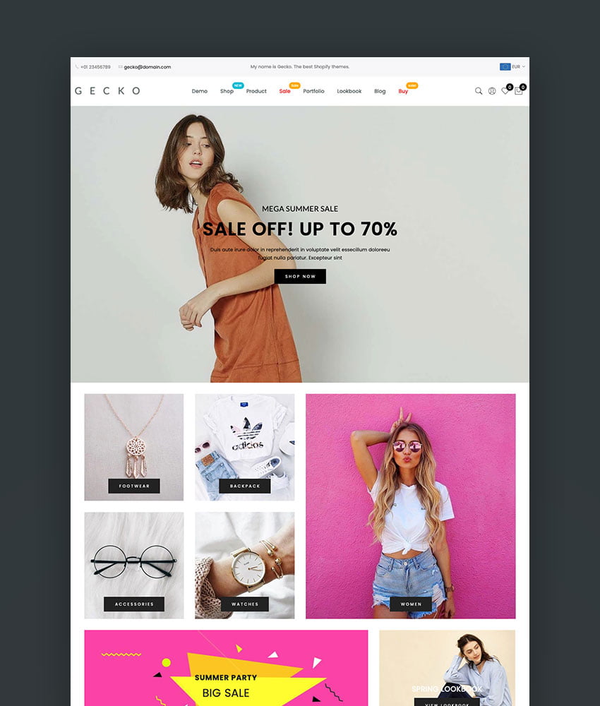 Gecko - Responsive Shopify Theme