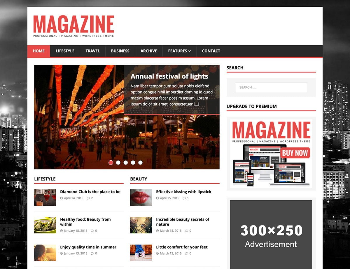 Free Magazine WordPress Themes & Templates 2020