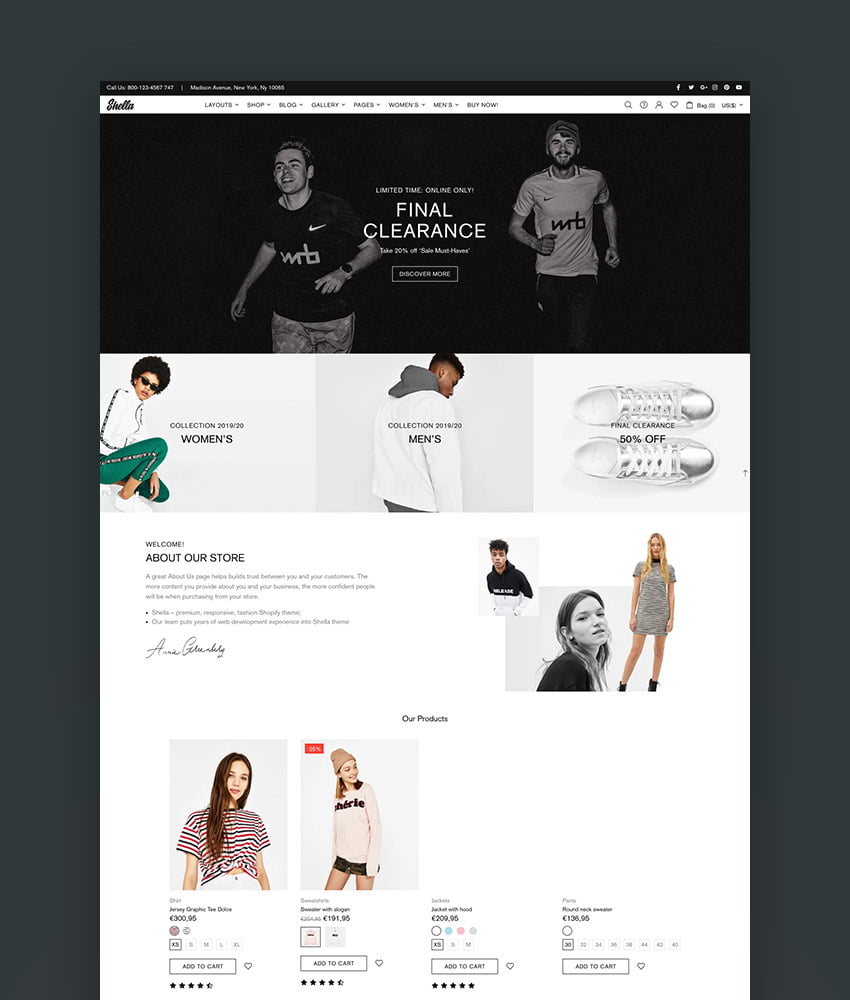 Shella - Ultimate Shopify theme