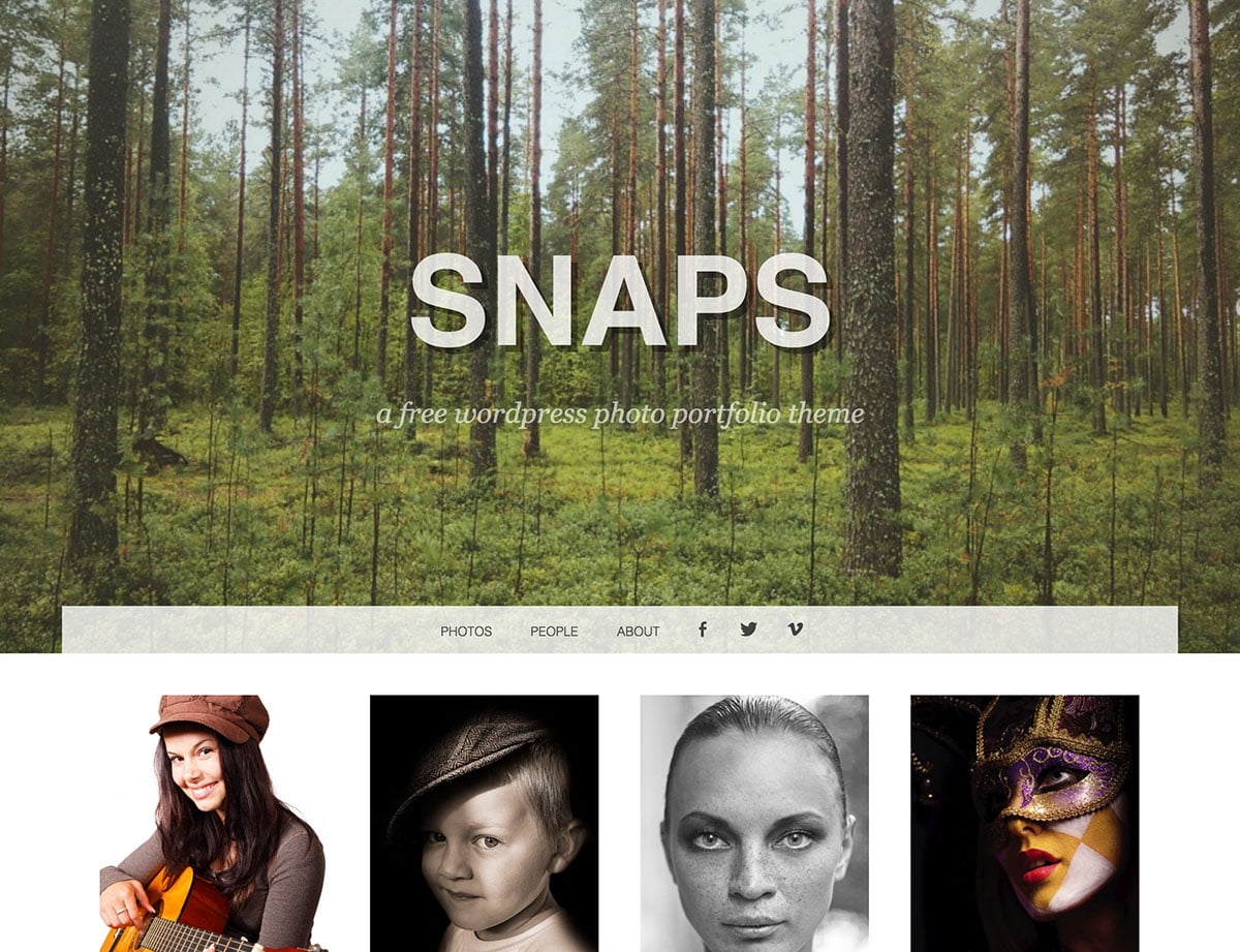 snaps-free-wordpress-portfolio-theme