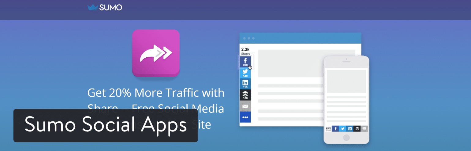 Top 10 Social Sharing Plugins For WordPress - getsocialguide Sumo Social Apps WordPress plugins
