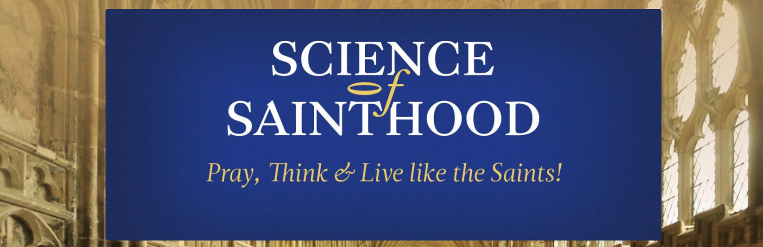 Screenshot of Science of Sainthood website