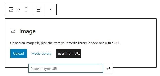 wordpress functionality to insert images from url