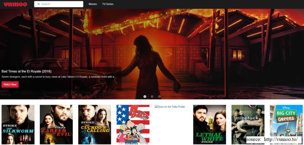 Vumoo - 123movies alternative - Movie Websites Like 123movies