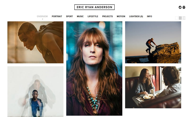 Best Photography Websites // Eric Ryan Anderson