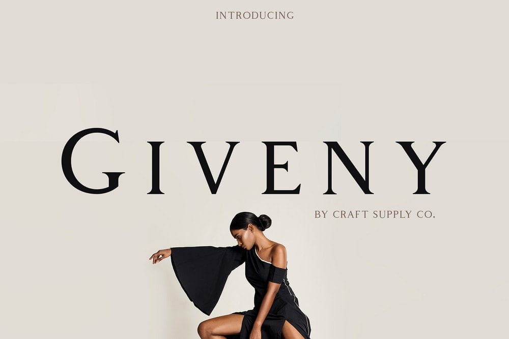 Giveny - Free Classy Serif Font