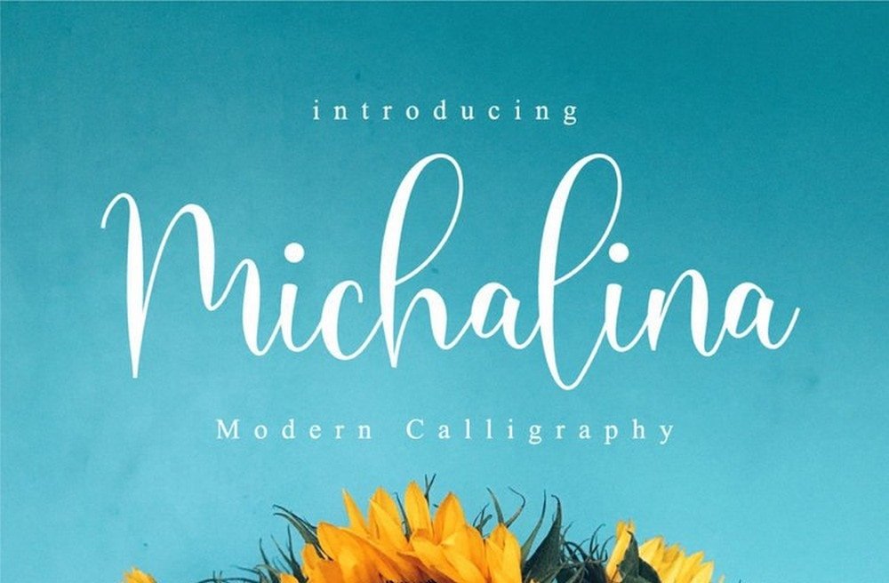 Michalina - Free Modern Calligraphy Font