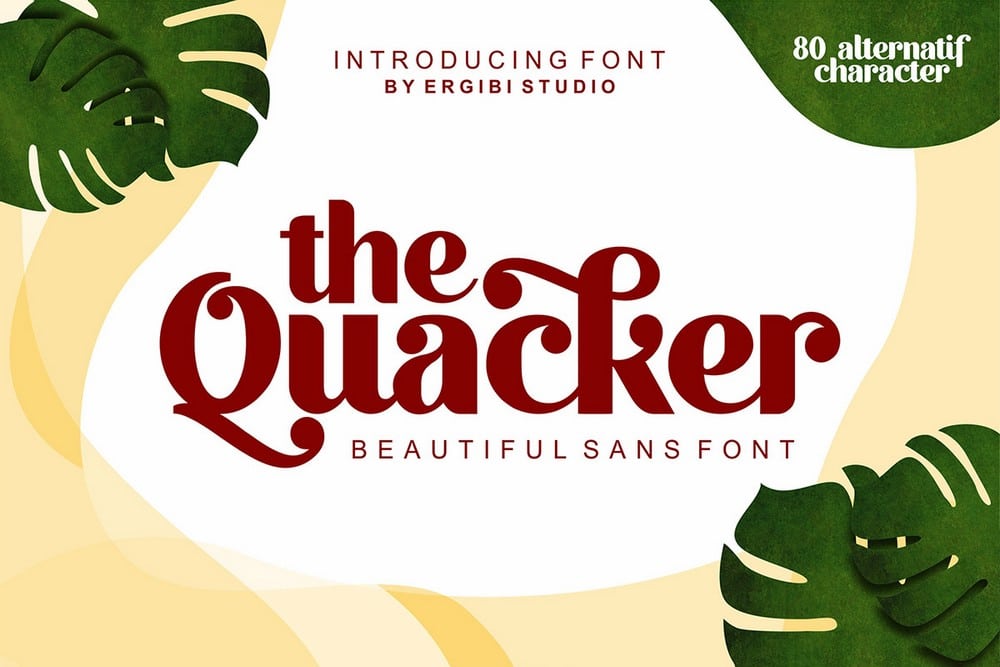 Quacker - Free Sans Serif Font