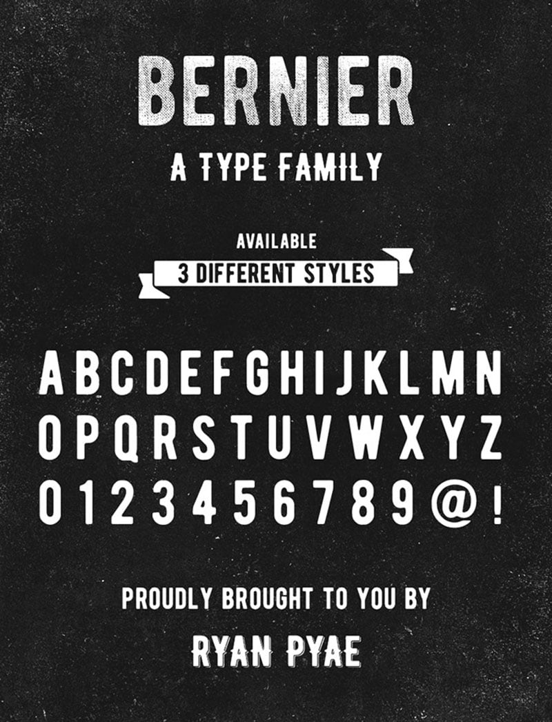 Bernier Free Fonts for Commercial Use