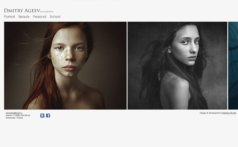 Best Photography Websites // Dmitry Ageeve