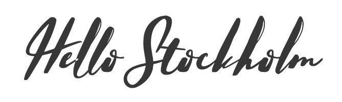 Hello Stockholm free script font