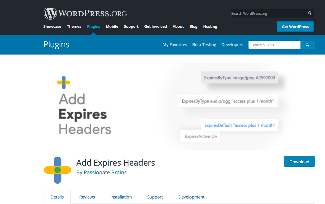 How to add Expires Headers in WordPress