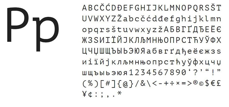 PT Mono Free Fonts for Commercial Use