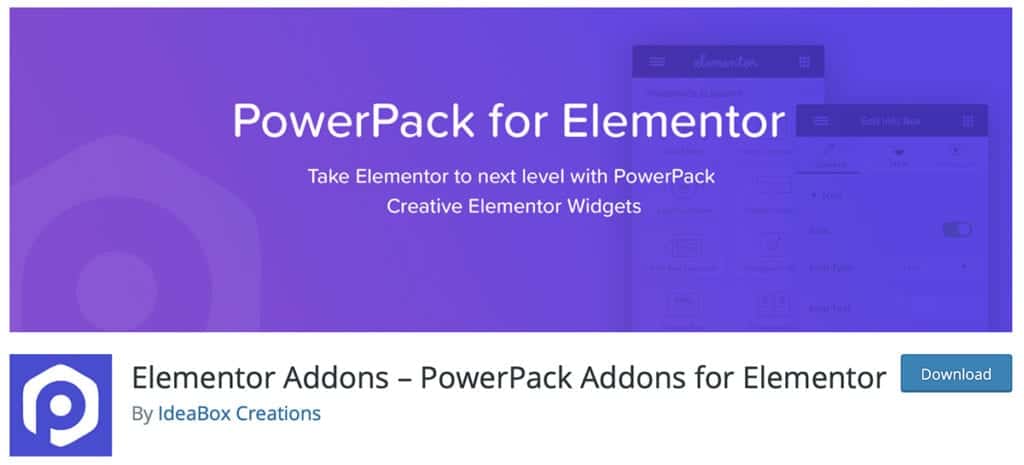 Elementor Addons – PowerPack Addons for Elemento