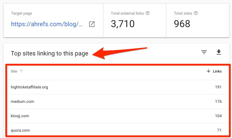 How To Check Backlinks In Google Search Console