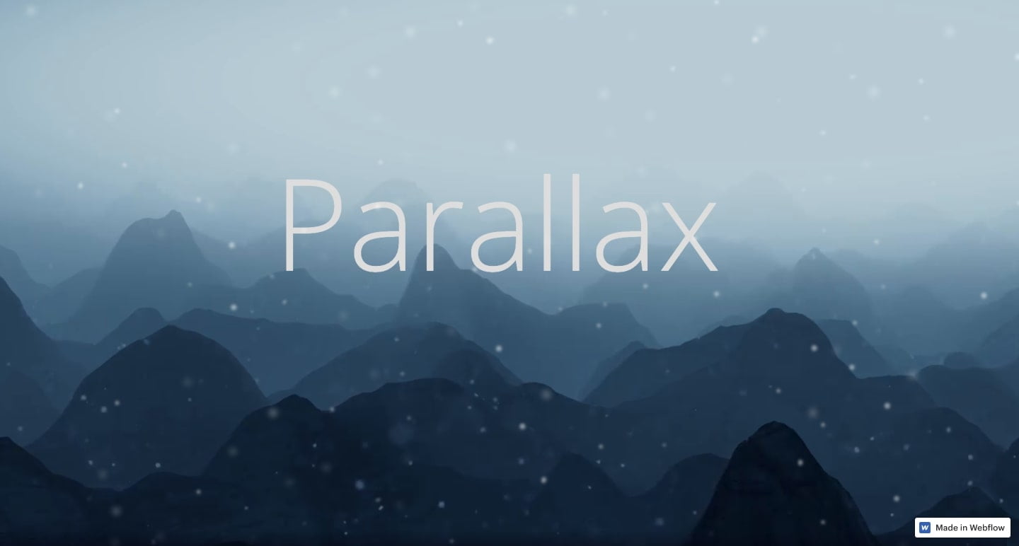 parallax website