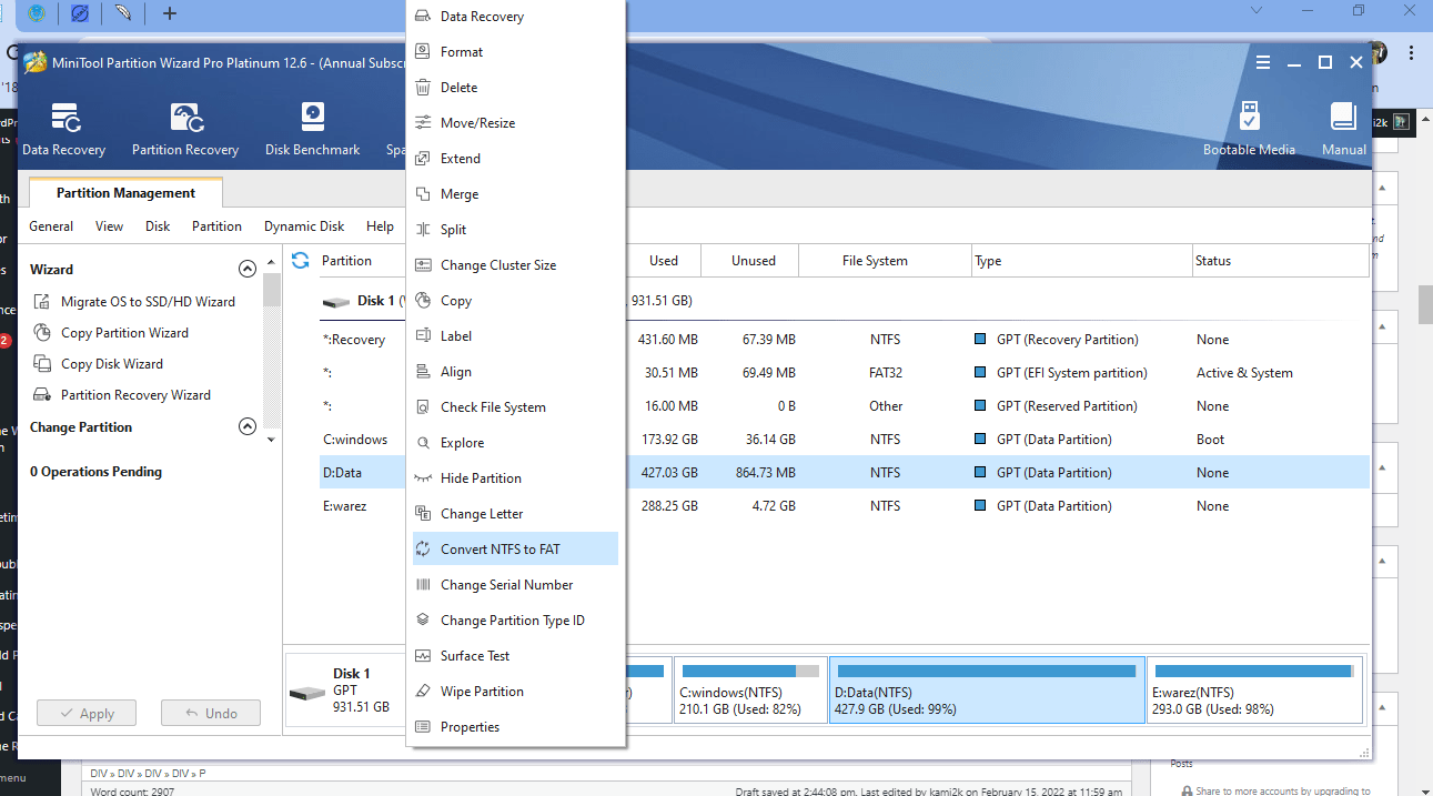 MiniTool Partition Wizard