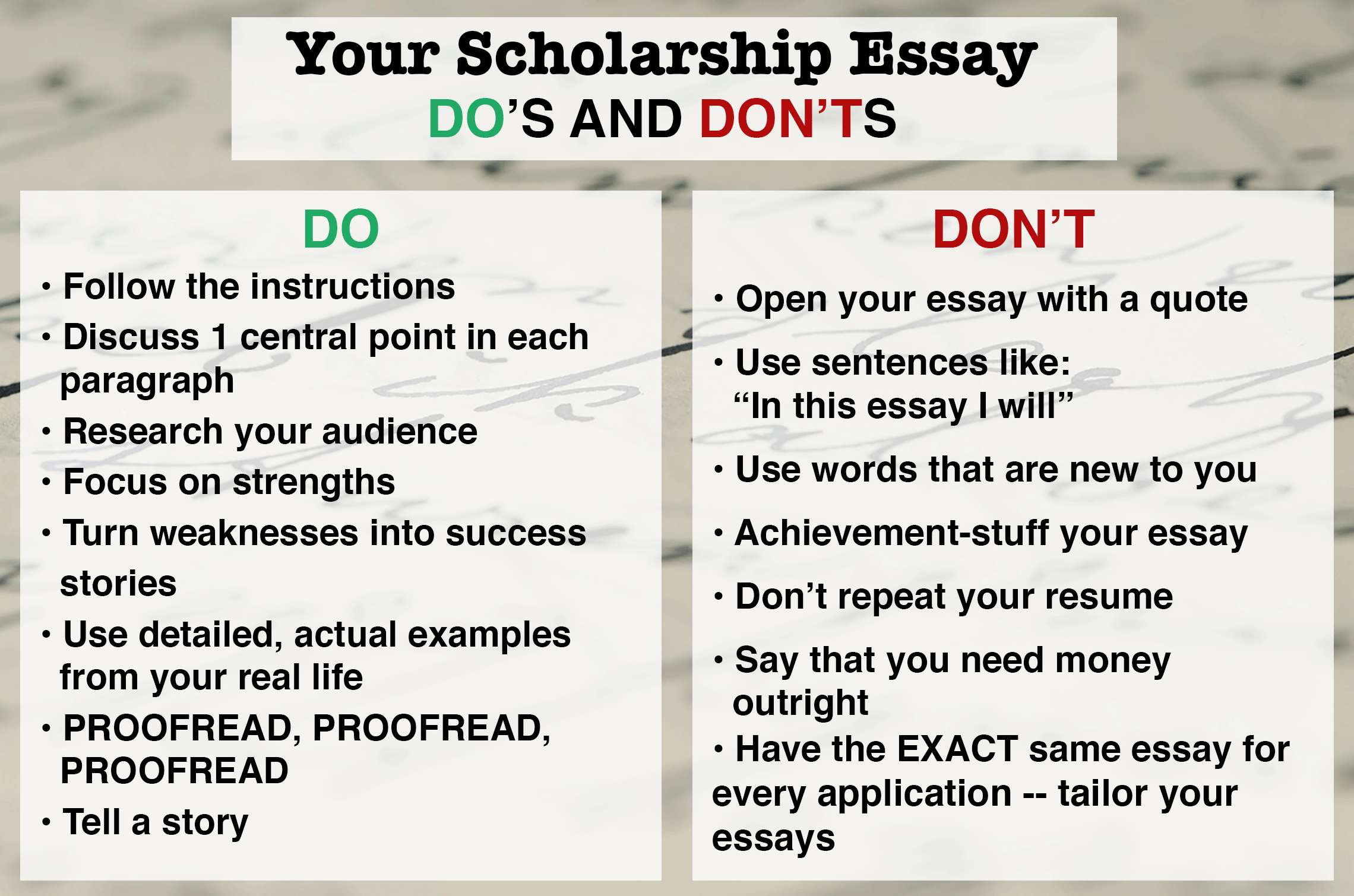 12 Tips on How to Write a Winning Scholarship Essay - Owlcation