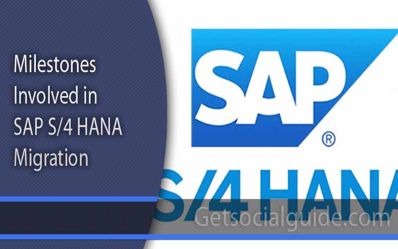 Milestones Involved in SAP S-4 HANA Migration