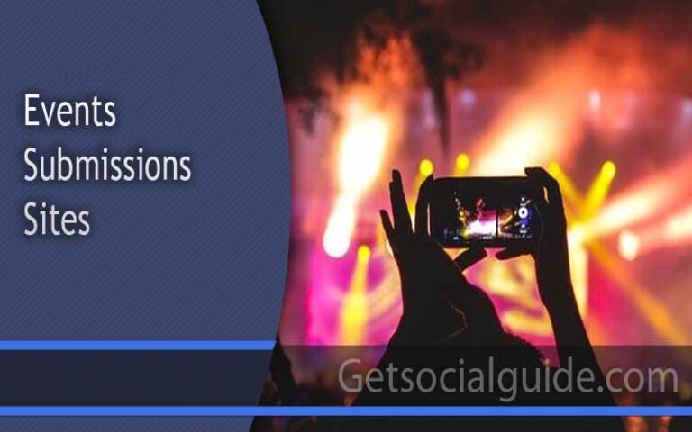 Events Submissions Sites List