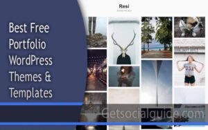 Best Free Portfolio WordPress Themes & Templates 2020 - getsocialguide