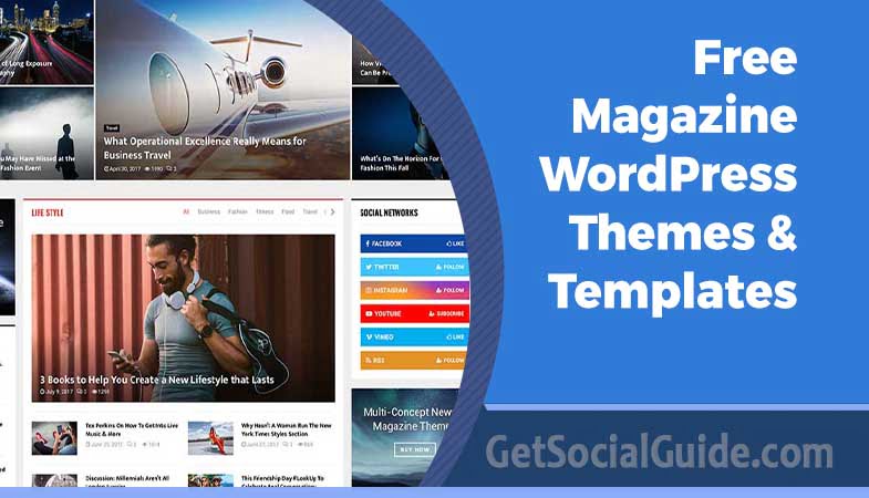 Free Magazine WordPress Themes & Templates - getsocialguide