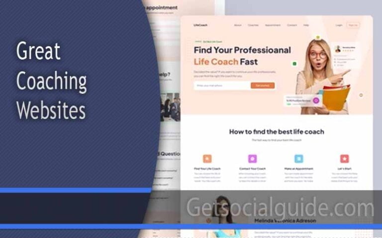powerful coaching website design example