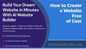 I builder interface generating a professional website layout from a text prompt in under 30 seconds
