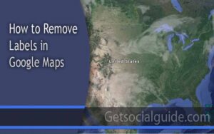 How to Remove Labels in Google Maps