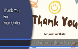 Thank You for Your Order