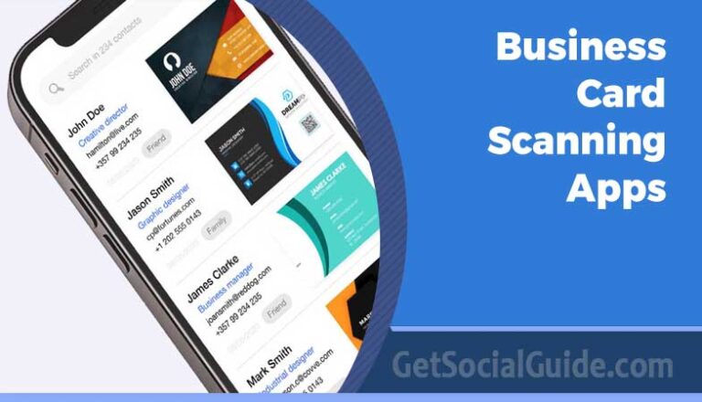 Business Card Scanning Apps