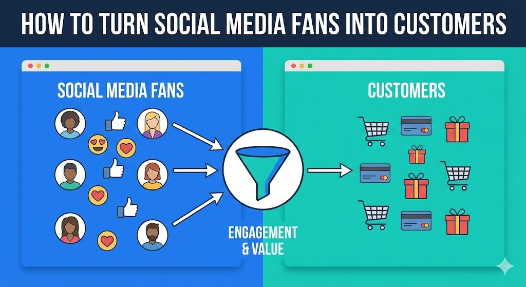 How To Turn Social Media Fans Into Customers