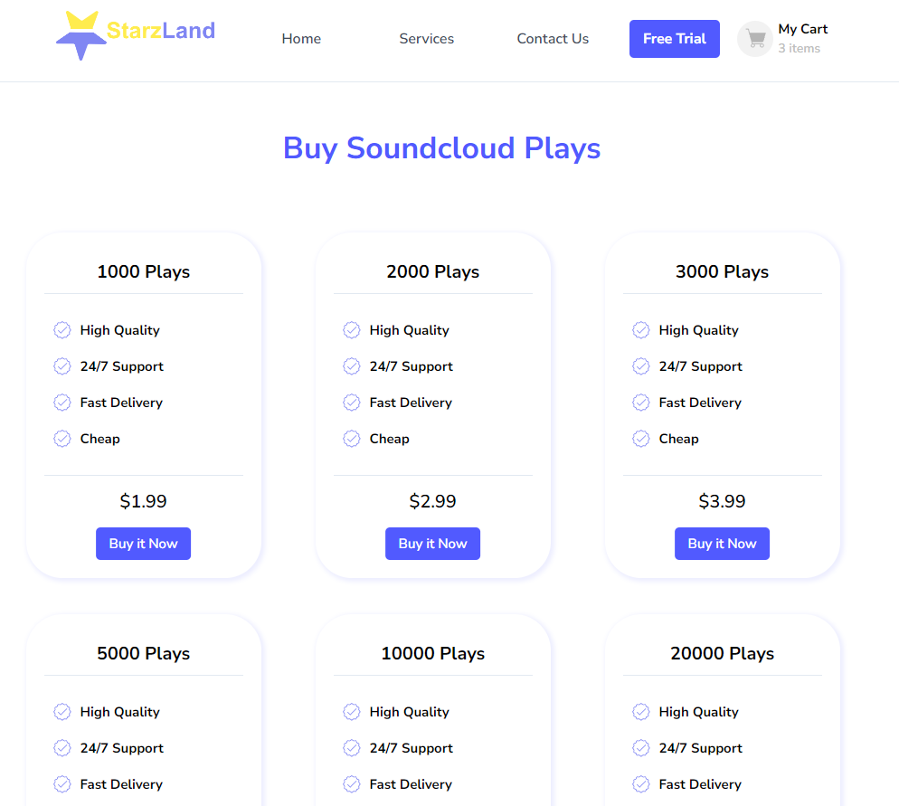 Top Websites to Buy SoundCloud Plays