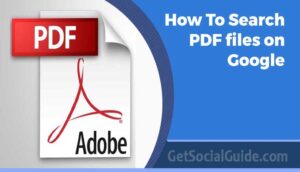 How To Search PDF files on Google