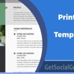 Free Printable CV Templates