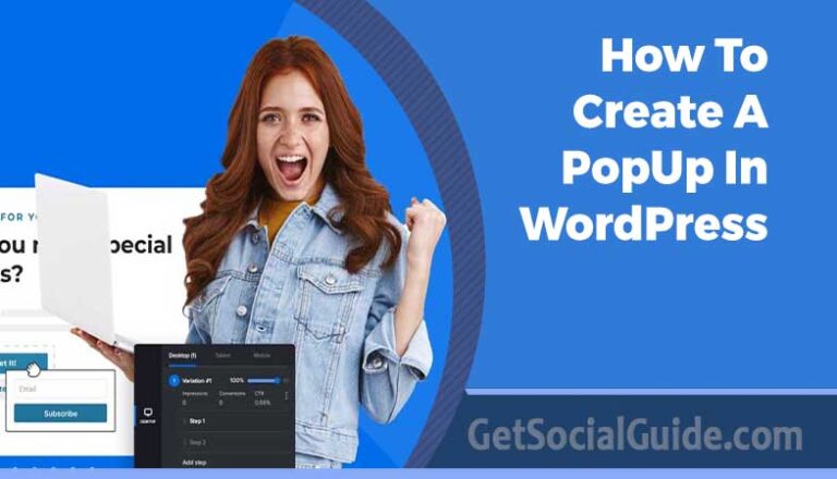 create popup in wordpress concept showing website popup design, customization, and display for user engagement and conversion