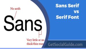 Sans Serif vs Serif Font