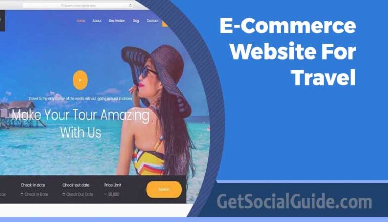 E-Commerce Website For Travel