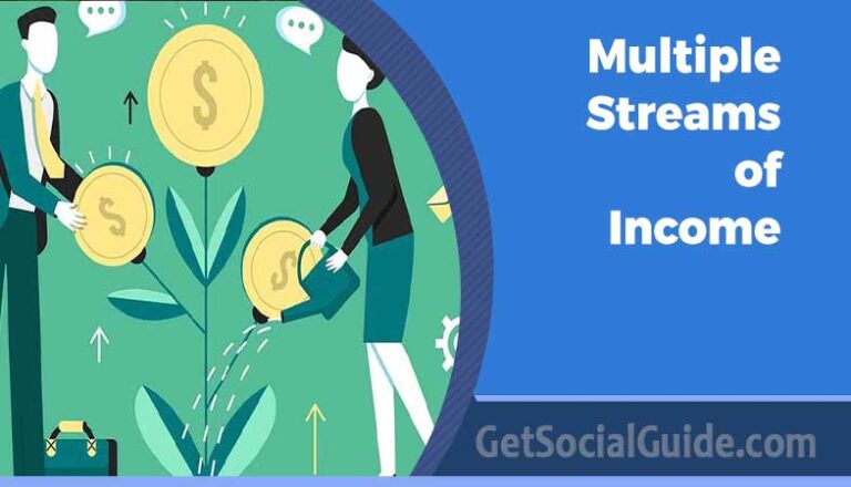 multiple streams of income ideas infographic for beginners