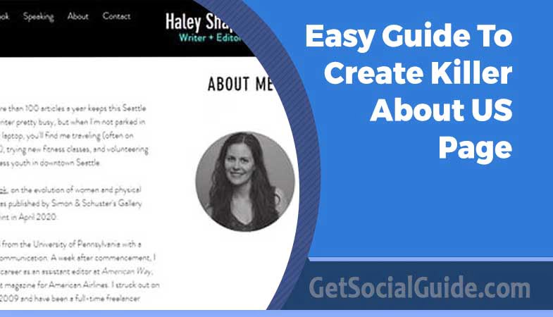 Easy Guide To Create Killer About US Page